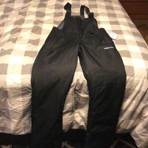 Women black snow pants